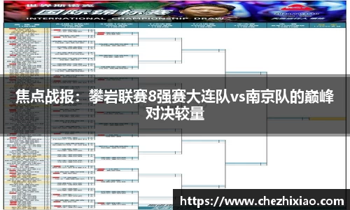 焦点战报：攀岩联赛8强赛大连队vs南京队的巅峰对决较量